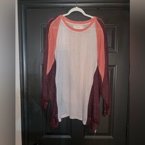 Free People Colorblock Tunic
